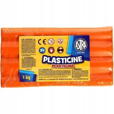 Plastelina Astra 1 kg pomarańczowa 303111005 ASTRA Plastelina Astra 1 kg pomarańczowa 303111005 ASTRA