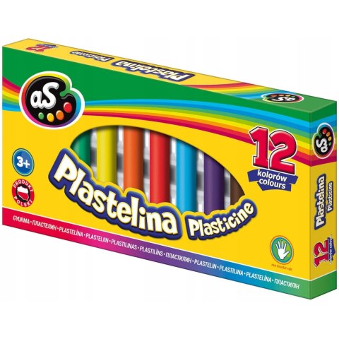 Plastelina szkolna`AS` 12 kolorów 303219003 ASTRA Plastelina szkolna`AS` 12 kolorów 303219003 ASTRA