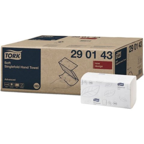 Ręcznik ZZ V-FOLD TORK H3 biały 23x22,6cm 2w 290143 Advanced celuloza (15x250) Ręcznik ZZ V-FOLD TORK H3 biały 23x22,6cm 2w 290143 Advanced celuloza (15x250)