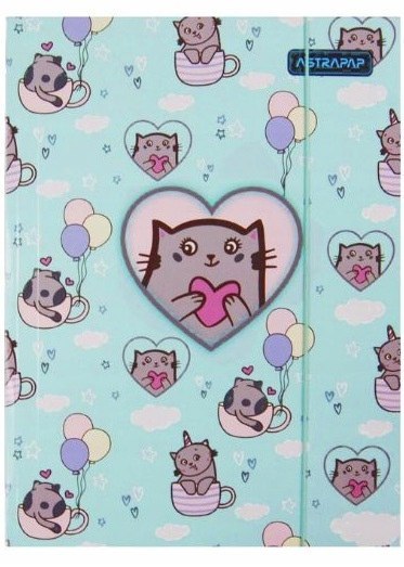 Teczka z gumką A4 PASTEL ANIMALS 108024001 ASTRA Teczka z gumką A4 PASTEL ANIMALS 108024001 ASTRA