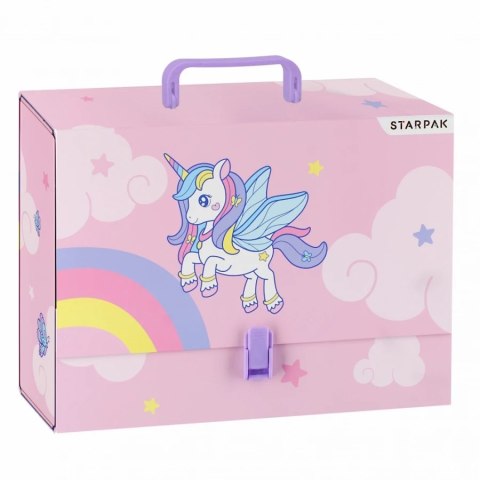 Teczka z rączką A4 9.5cm UNICORN STK 536857 STARPAK Teczka z rączką A4 9.5cm UNICORN STK 536857 STARPAK