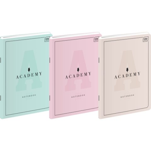 Zeszyt A4 60k. Kratka M 90g ACADEMY PASTEL Zeszyt A4 60k. Kratka M 90g ACADEMY PASTEL
