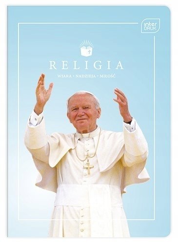Zeszyt A5 60k kratka RELIGIA JPII/FRANCISZEK INTERDRUK Zeszyt A5 60k kratka RELIGIA JPII/FRANCISZEK INTERDRUK