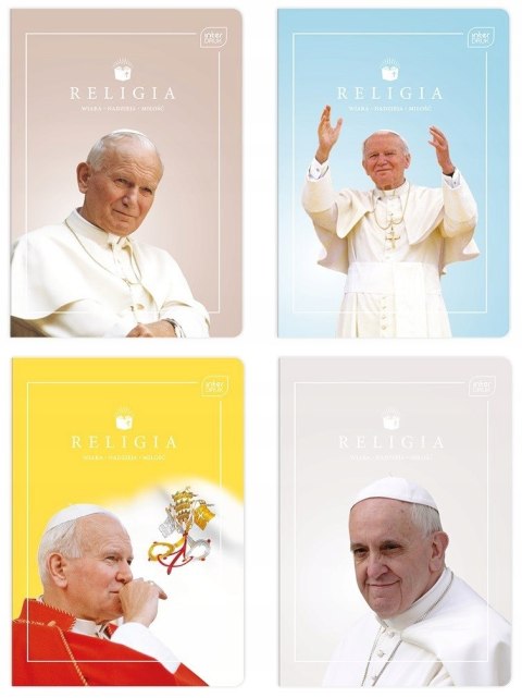 Zeszyt A5 60k kratka RELIGIA JPII/FRANCISZEK INTERDRUK Zeszyt A5 60k kratka RELIGIA JPII/FRANCISZEK INTERDRUK