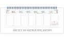Kalendarz biurowy VOYAGER (H4b) - biały 268x97mm 2025 TELEGRAPH