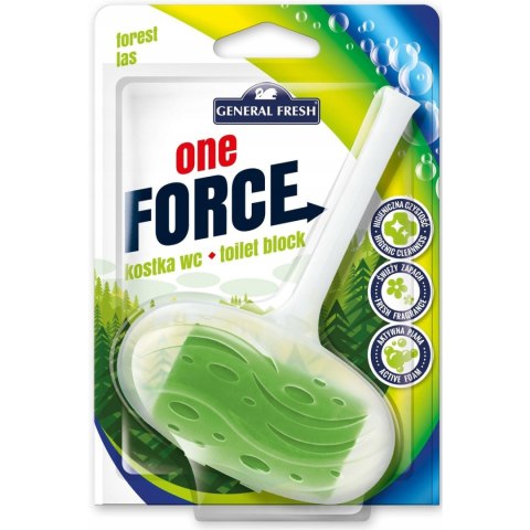 Kostka do WC zawieszka 40g las GENERAL FRESH Force One Kostka do WC zawieszka 40g las GENERAL FRESH Force One