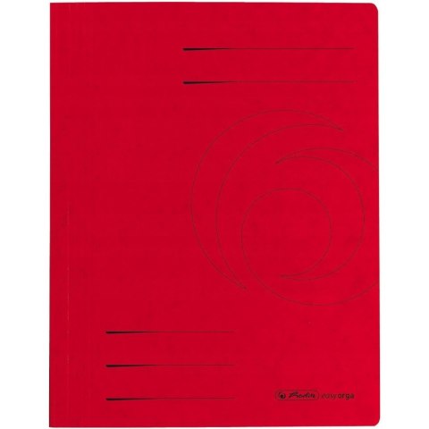 Skoroszyt kartonowy A4 czerwony 11094695 HERLITZ Skoroszyt kartonowy A4 czerwony 11094695 HERLITZ