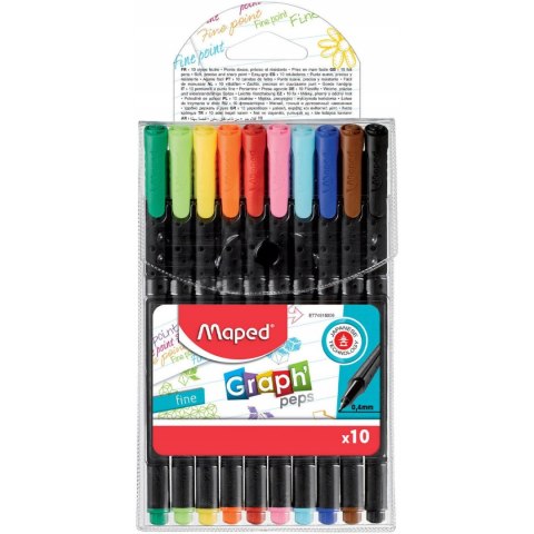 Cienkopis Graph Peps 10 szt etui pud z zaw.749150 MAPED Cienkopis Graph Peps 10 szt etui pud z zaw.749150 MAPED