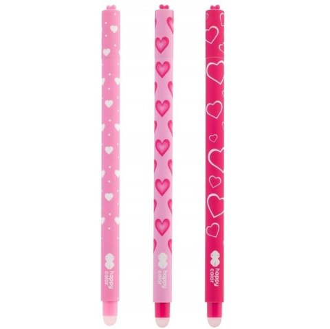Długopis wymazywalny Pink Love 0.5mm niebieski HA 4120 01PL-3 HAPPY COLOR Długopis wymazywalny Pink Love 0.5mm niebieski HA 4120 01PL-3 HAPPY COLOR