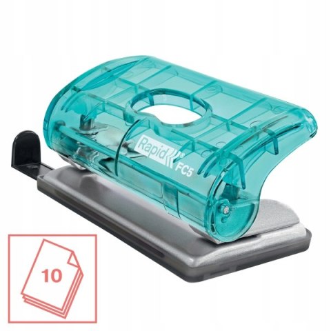 Dziurkacz mini RAPID COLOUR"ICE FC5 niebieski 5001332 Dziurkacz mini RAPID COLOUR"ICE FC5 niebieski 5001332