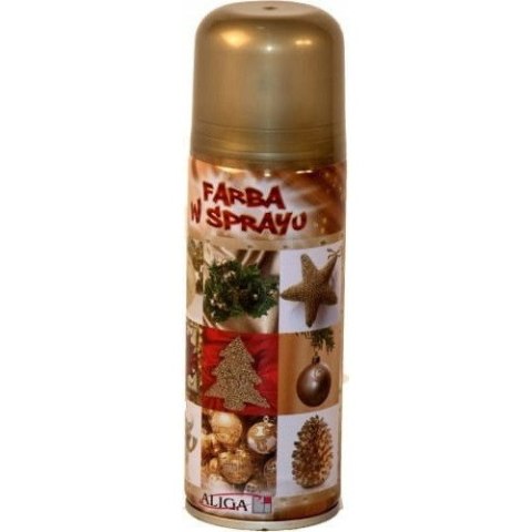 Farba w sprayu FS-100 złota ALIGA Farba w sprayu FS-100 złota ALIGA