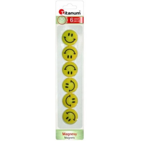 Magnesy do tablic 30mm/6 FUN 220306 TITANUM Magnesy do tablic 30mm/6 FUN 220306 TITANUM