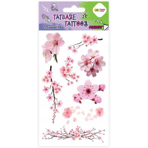 Naklejki TATUAŻE zmywalne SAKURA 100x200mm HA 4261 1020-UN01 Happy Color Naklejki TATUAŻE zmywalne SAKURA 100x200mm HA 4261 1020-UN01 Happy Color
