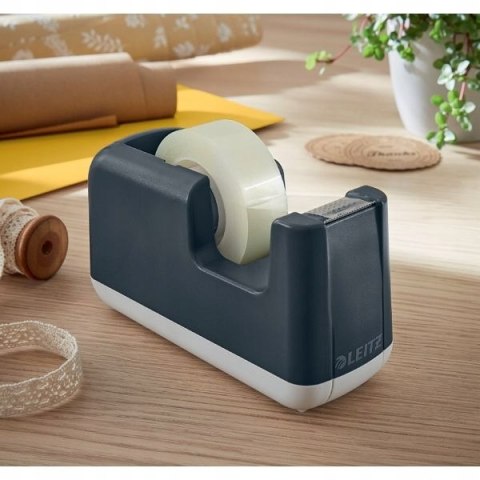 Podajnik taśmy klejącej Leitz Cosy, szary 53670089 Podajnik taśmy klejącej Leitz Cosy, szary 53670089