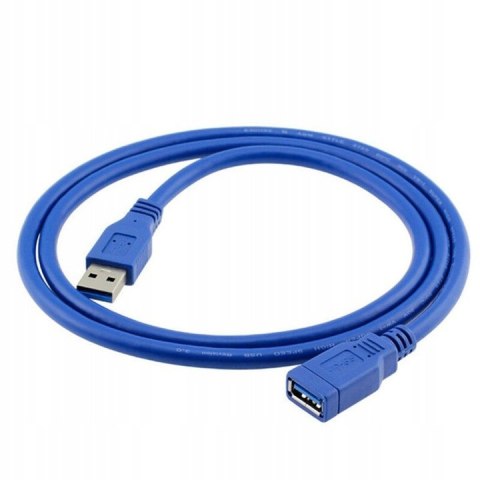 Kabel przedłużacz USB-A/M -> USB-A/F 1,5m niebieski USB 3.0 RETOO E391/USB310 Kabel przedłużacz USB-A/M -> USB-A/F 1,5m niebieski USB 3.0 RETOO E391/USB310