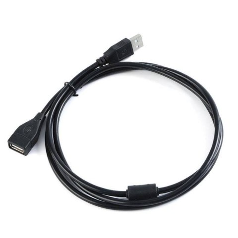 Kabel przedłużacz USB-A/M -> USB-A/F USB 2.0 3m czarny BULK Kabel przedłużacz USB-A/M -> USB-A/F USB 2.0 3m czarny BULK