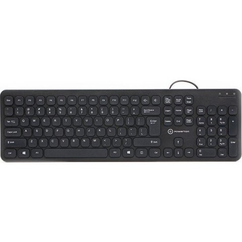 Klawiatura POWERTON WPK102 czarna Klawiatura POWERTON WPK102 czarna