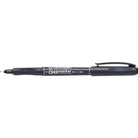 Marker OHP S 0.3 per.2634 czarny CENTROPEN Marker OHP S 0.3 per.2634 czarny CENTROPEN