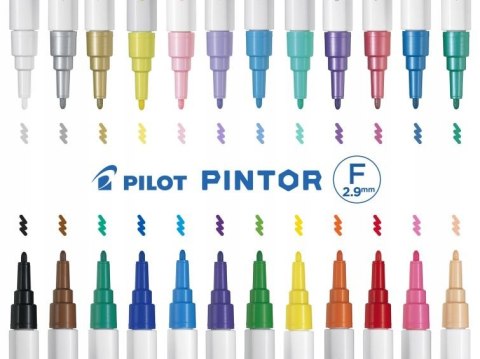 Marker PINTOR F metaliczny różowy PISW-PT-F-MP PILOT Marker PINTOR F metaliczny różowy PISW-PT-F-MP PILOT