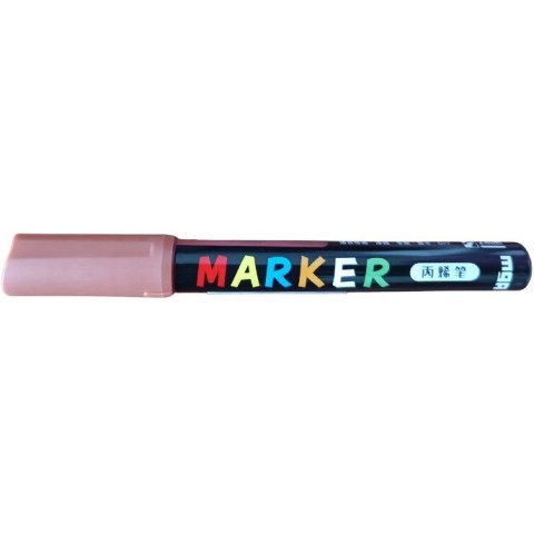 Marker akrylowy 1-2mm brązowy czerwonawy MG ZPLN6570-72 Marker akrylowy 1-2mm brązowy czerwonawy MG ZPLN6570-72