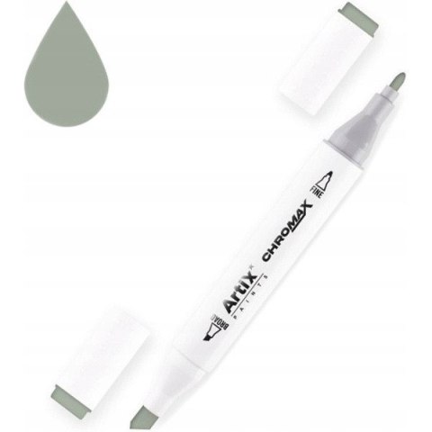 Marker alkoholowy dwustronny SZARY CG4 PP915-112 ARTIX Marker alkoholowy dwustronny SZARY CG4 PP915-112 ARTIX