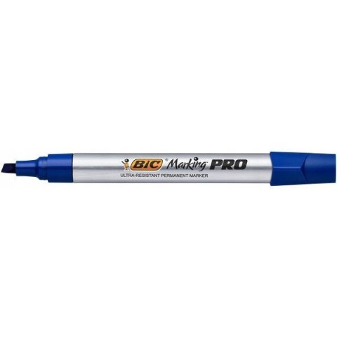 Marker permanentny PRO niebieski ścięta końcówka 964803 BIC Marker permanentny PRO niebieski ścięta końcówka 964803 BIC