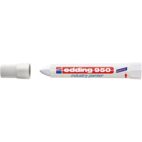 Marker przemysłowy 950 biały 10mm farba w paście EDDING 950/049 Marker przemysłowy 950 biały 10mm farba w paście EDDING 950/049