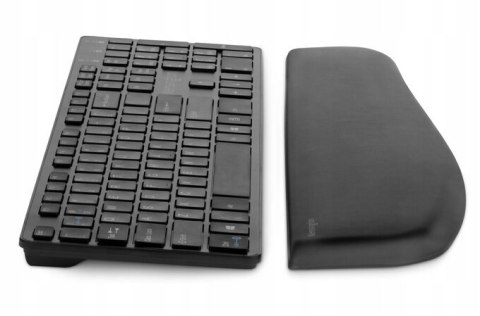 Podkładka KENSINGTON ErgoSoft pod nadgarstki do klawiatur płaskich czarna K52800WW Podkładka KENSINGTON ErgoSoft pod nadgarstki do klawiatur płaskich czarna K52800WW