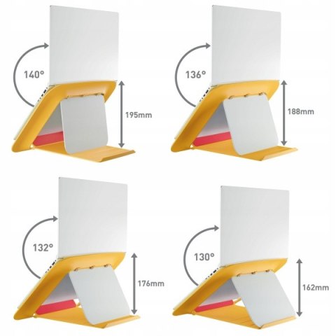 Podstawka pod laptopa Ergo Cosy żółta 64260019 LEITZ Podstawka pod laptopa Ergo Cosy żółta 64260019 LEITZ