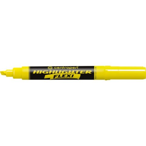 Zakreślacz FLEXI żółty 8542 CENTROPEN Zakreślacz FLEXI żółty 8542 CENTROPEN