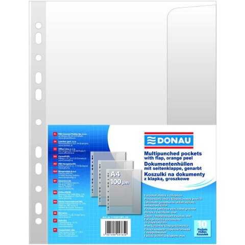 Koszulka z klapką A4 PP groszkowa (10szt.) 100mic 1745910PL-00 DONAU Koszulka z klapką A4 PP groszkowa (10szt.) 100mic 1745910PL-00 DONAU