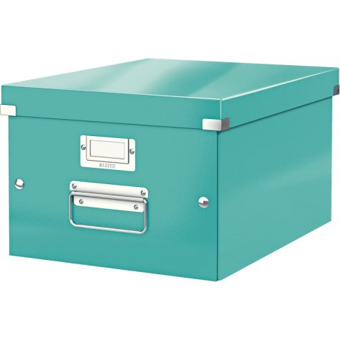 Pudełko do przechowywania Click&Store A4 WOW turkusowe 200x281x370mm 60440051 LEITZ Pudełko do przechowywania Click&Store A4 WOW turkusowe 200x281x370mm 60440051 LEITZ