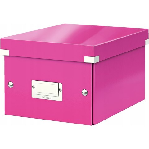 Pudełko do przechowywania Click&Store A5 różowe 160x220x282mm 60430023 LEITZ Pudełko do przechowywania Click&Store A5 różowe 160x220x282mm 60430023 LEITZ
