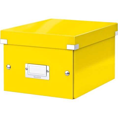 Pudełko do przechowywania Click&Store A5 żółte 160x220x282mm 60430016 LEITZ Pudełko do przechowywania Click&Store A5 żółte 160x220x282mm 60430016 LEITZ
