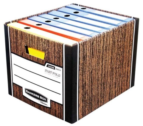 Pudło archiwizacyjne WOODGRAIN brązowe (2szt) 0061001 FELLOWES Pudło archiwizacyjne WOODGRAIN brązowe (2szt) 0061001 FELLOWES