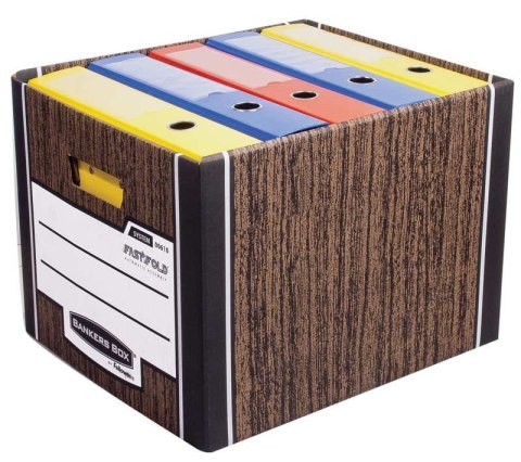 Pudło archiwizacyjne WOODGRAIN brązowe (2szt) 0061001 FELLOWES Pudło archiwizacyjne WOODGRAIN brązowe (2szt) 0061001 FELLOWES