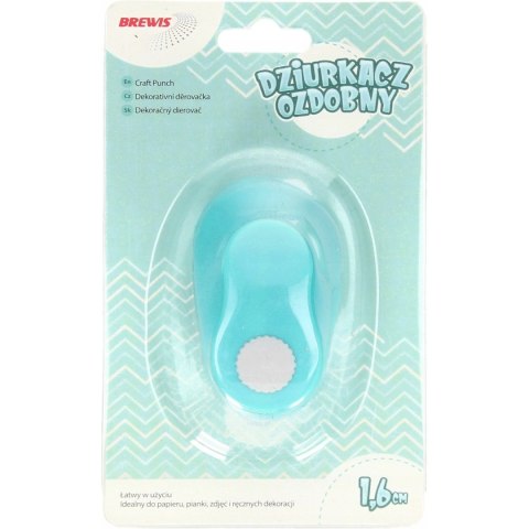 Dziurkacz ozdobny 1,6 cm KOŁO D16-172 BREWIS Dziurkacz ozdobny 1,6 cm KOŁO D16-172 BREWIS