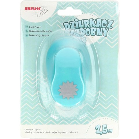 Dziurkacz ozdobny 2,5 cm SŁONECZNIK D25-132 BREWIS Dziurkacz ozdobny 2,5 cm SŁONECZNIK D25-132 BREWIS