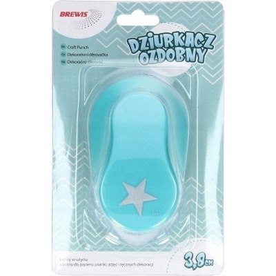 Dziurkacz ozdobny 3,8 cm GWIAZDKA D38-30 BREWIS Dziurkacz ozdobny 3,8 cm GWIAZDKA D38-30 BREWIS