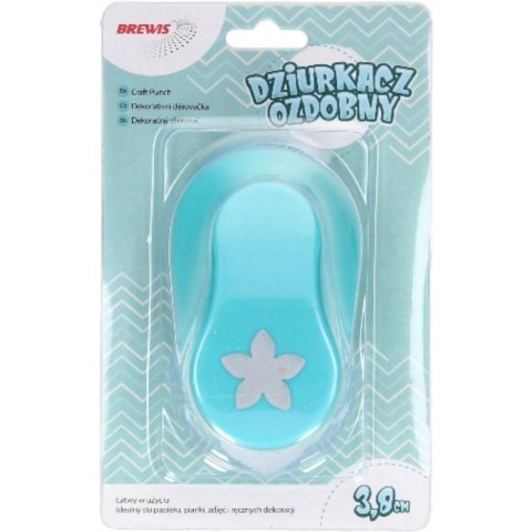 Dziurkacz ozdobny 3,8 cm KWIAT II D38-09 BREWIS Dziurkacz ozdobny 3,8 cm KWIAT II D38-09 BREWIS