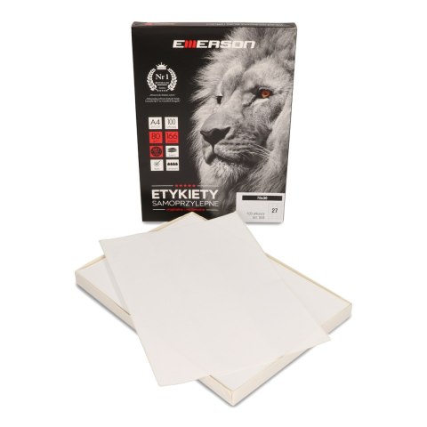 Etykiety A4 białe (100ark) 70*30mm nr.008 EMERSON eta4070x030w Etykiety A4 białe (100ark) 70*30mm nr.008 EMERSON eta4070x030w