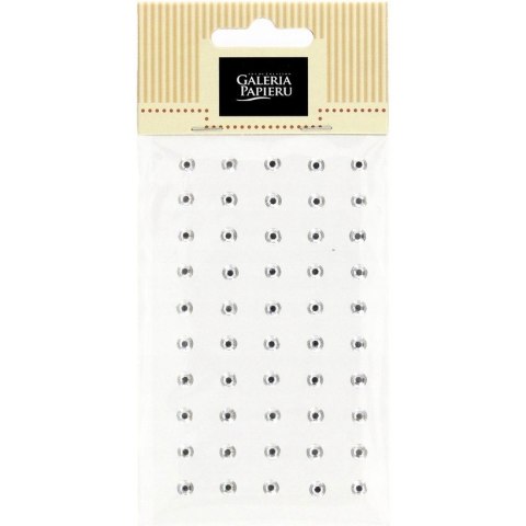 Kryształki samoprzylepn 5mm srebrne (50sztuk) 251100 Galeria Papieru Kryształki samoprzylepn 5mm srebrne (50sztuk) 251100 Galeria Papieru