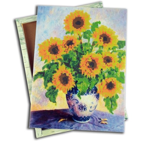 Mozaika diamentowa na drewnianej ramce 5D SUNFLOWERS 30x40cm CENTRUM 0452-6308-80 Mozaika diamentowa na drewnianej ramce 5D SUNFLOWERS 30x40cm CENTRUM 0452-6308-80