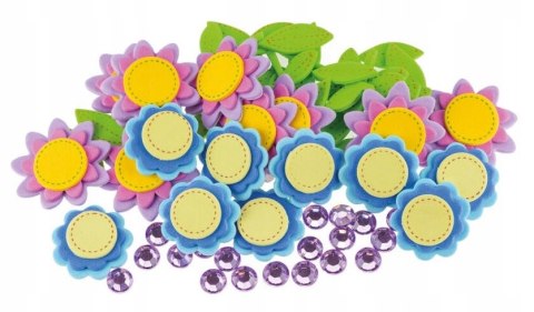 Naklejki z pianki Kwiatki (48 el.) PVC16 BREWIS Naklejki z pianki Kwiatki (48 el.) PVC16 BREWIS