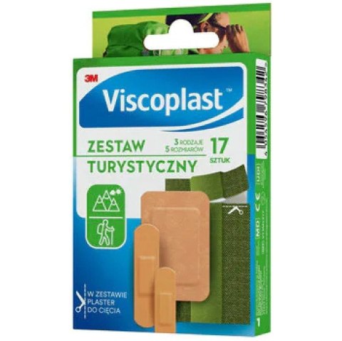 Plaster uniwersalny VISCOPLAST, zestaw turystyczny TRAYPACK 17sztuk Plaster uniwersalny VISCOPLAST, zestaw turystyczny TRAYPACK 17sztuk