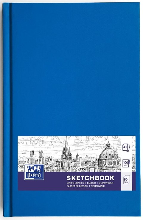 Szkicownik Sketchbook szyty A5 96k 100g mix kolorów 400152621 OXFORD Szkicownik Sketchbook szyty A5 96k 100g mix kolorów 400152621 OXFORD