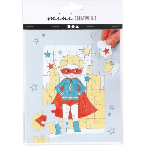 Zestaw mini puzle SUPER BOHATER-kolorowanka 0451-0025-82 Panta-Plast Zestaw mini puzle SUPER BOHATER-kolorowanka 0451-0025-82 Panta-Plast