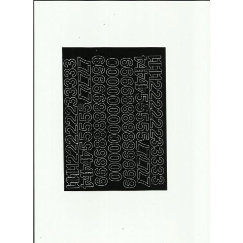 Cyfry samoprzylepne 1,5cm (8) zielone ARTDRUK Cyfry samoprzylepne 1,5cm (8) zielone ARTDRUK