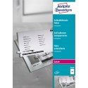 Folie samoprzylepne A4 0.13mm (100 ark) przezroczyste LASER 3480 AVERY ZWECKFORM