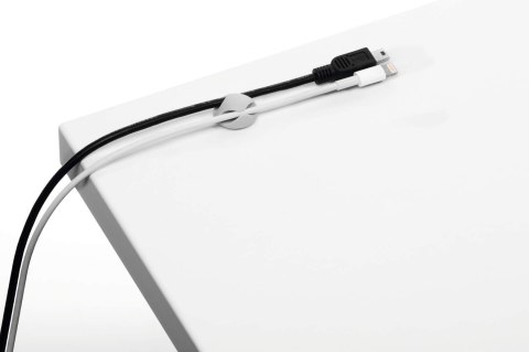 Klipsy samoprzylepne na 2 kable (6 sztuk) szary 503810 Cavoline Clip 2 DURABLE Klipsy samoprzylepne na 2 kable (6 sztuk) szary 503810 Cavoline Clip 2 DURABLE
